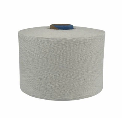 Wie fertigt man ein Paar fingerlose Handschuhe aus Jeansstrickgarn an?