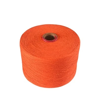 Ne 8/1 Orange recyceltes Baumwollgarn